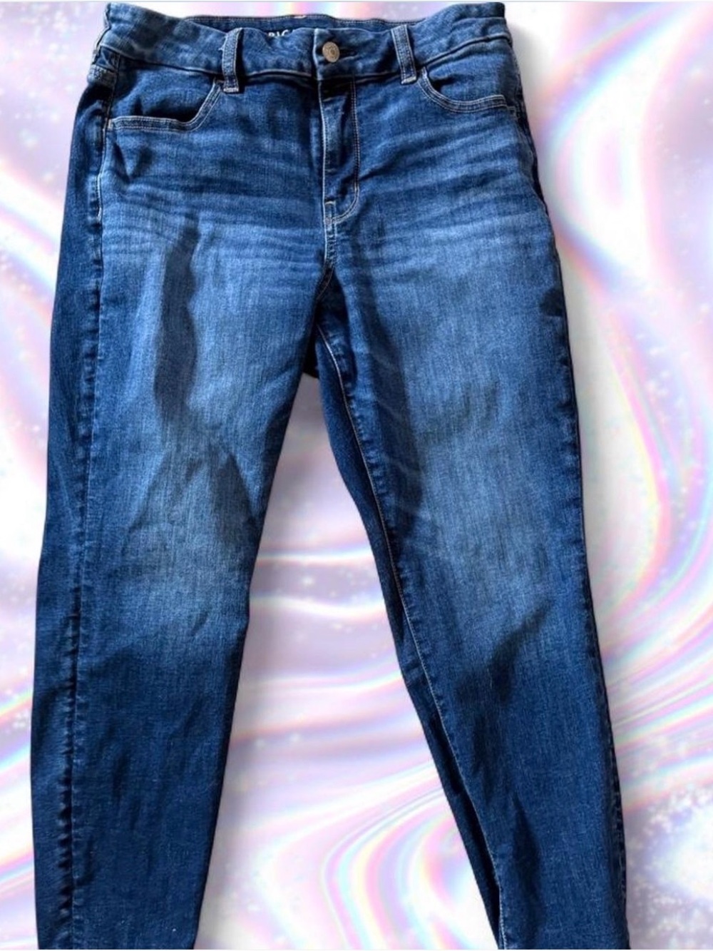 American Eagle Outfitters Dark Blue Skinny Jeans